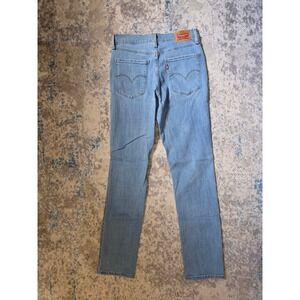Levi's 724 Women's 29 Straight Leg Distressed Light‎ Wash Denim Jeans
